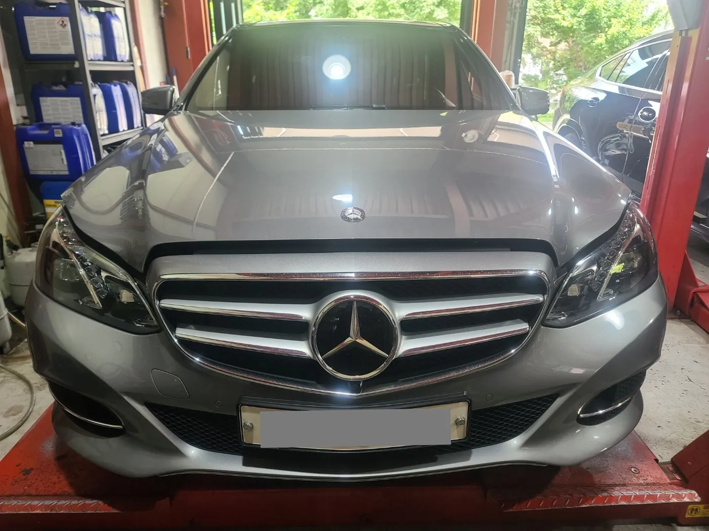 벤츠 E400 4matic 전면