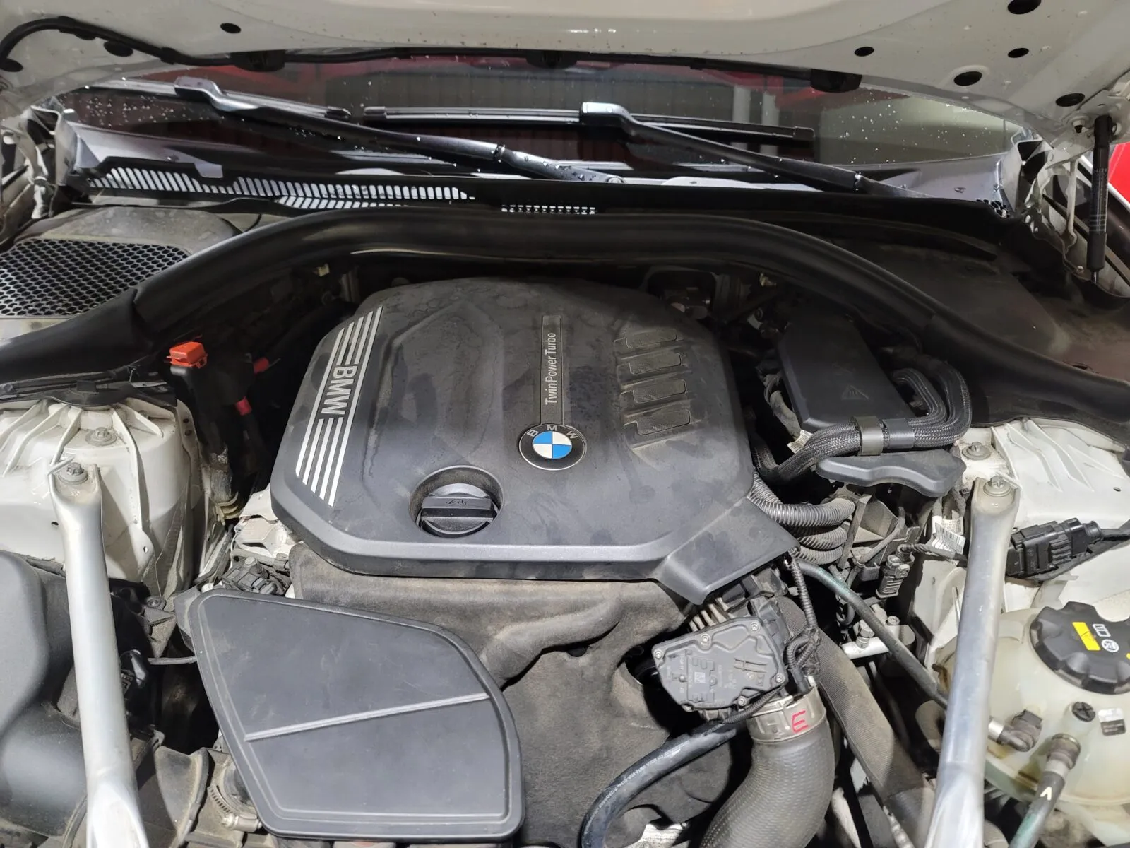 워크베이에서 BMW 520d 기초 컨디션 점검