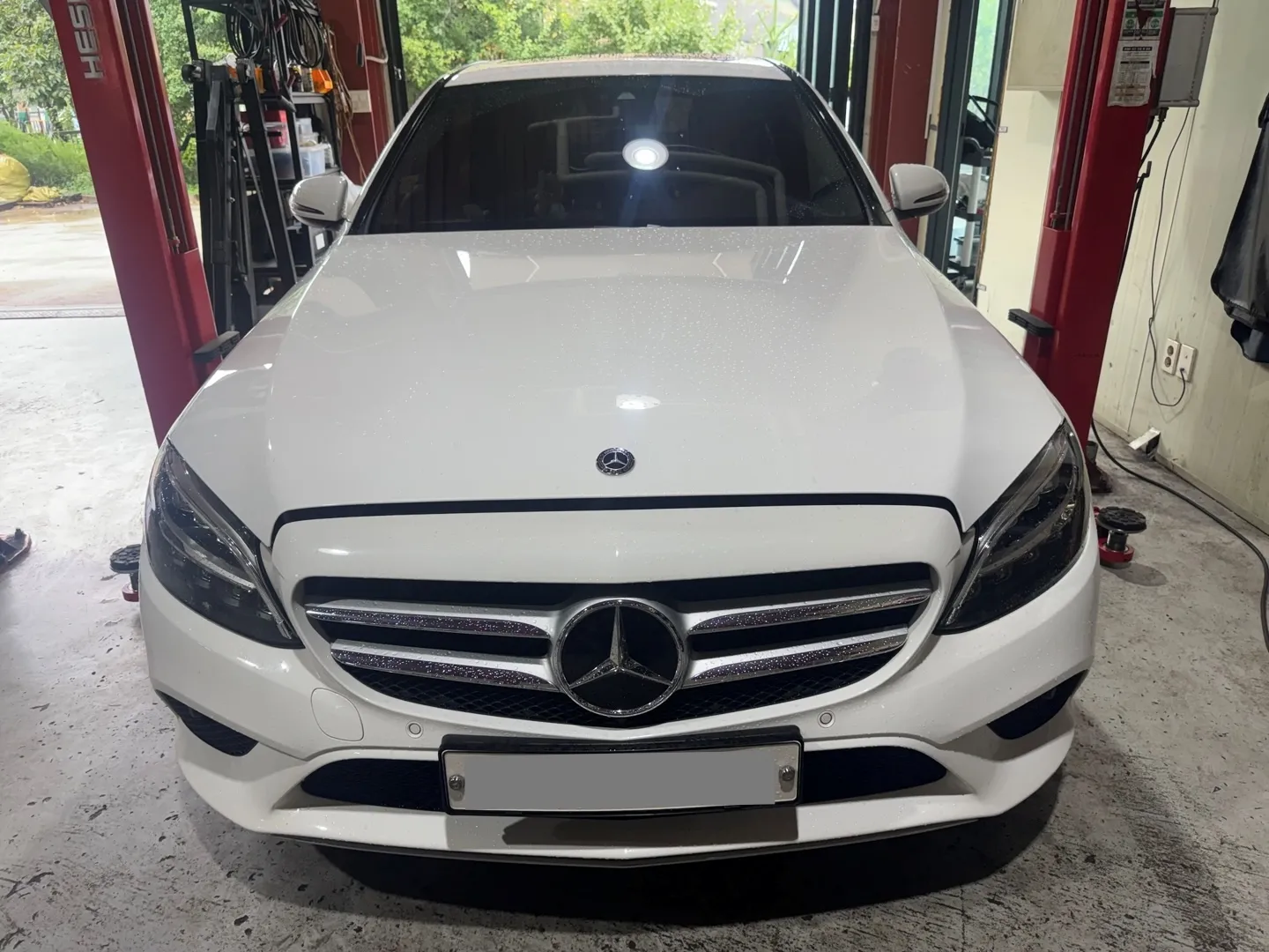 벤츠 C200 전면