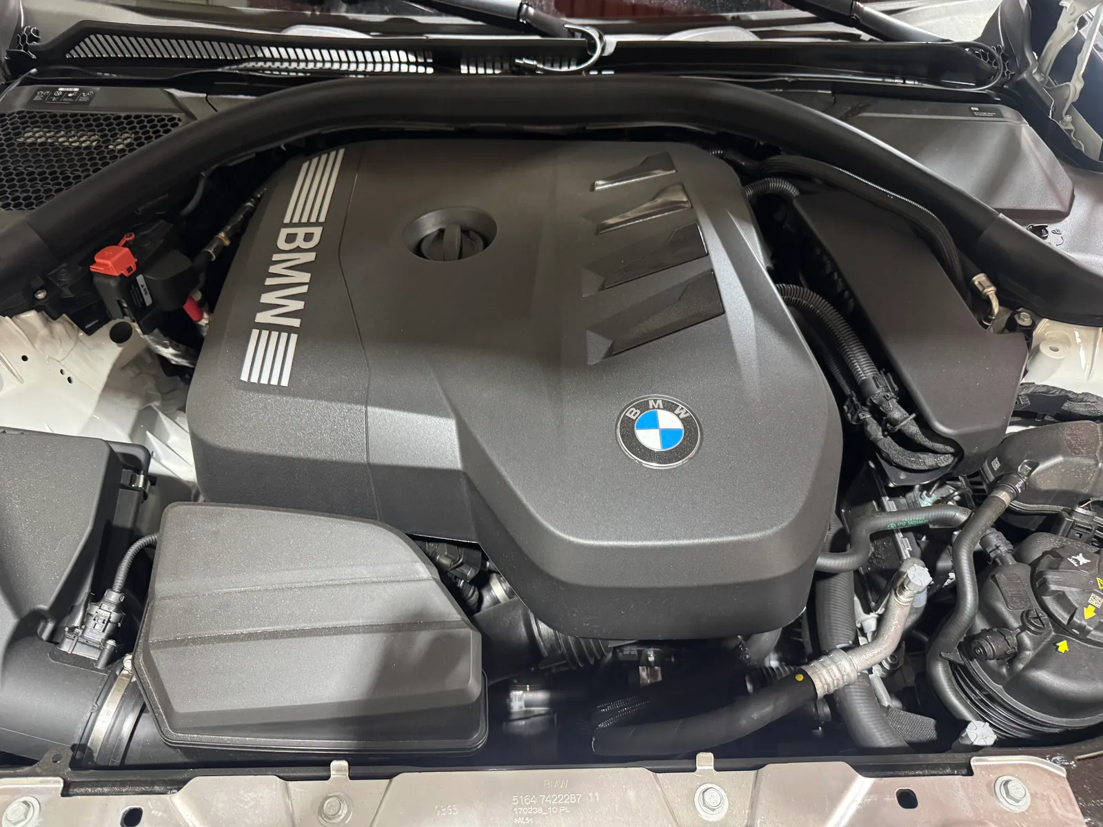 BMW 320i B48 엔진룸 사전 점검