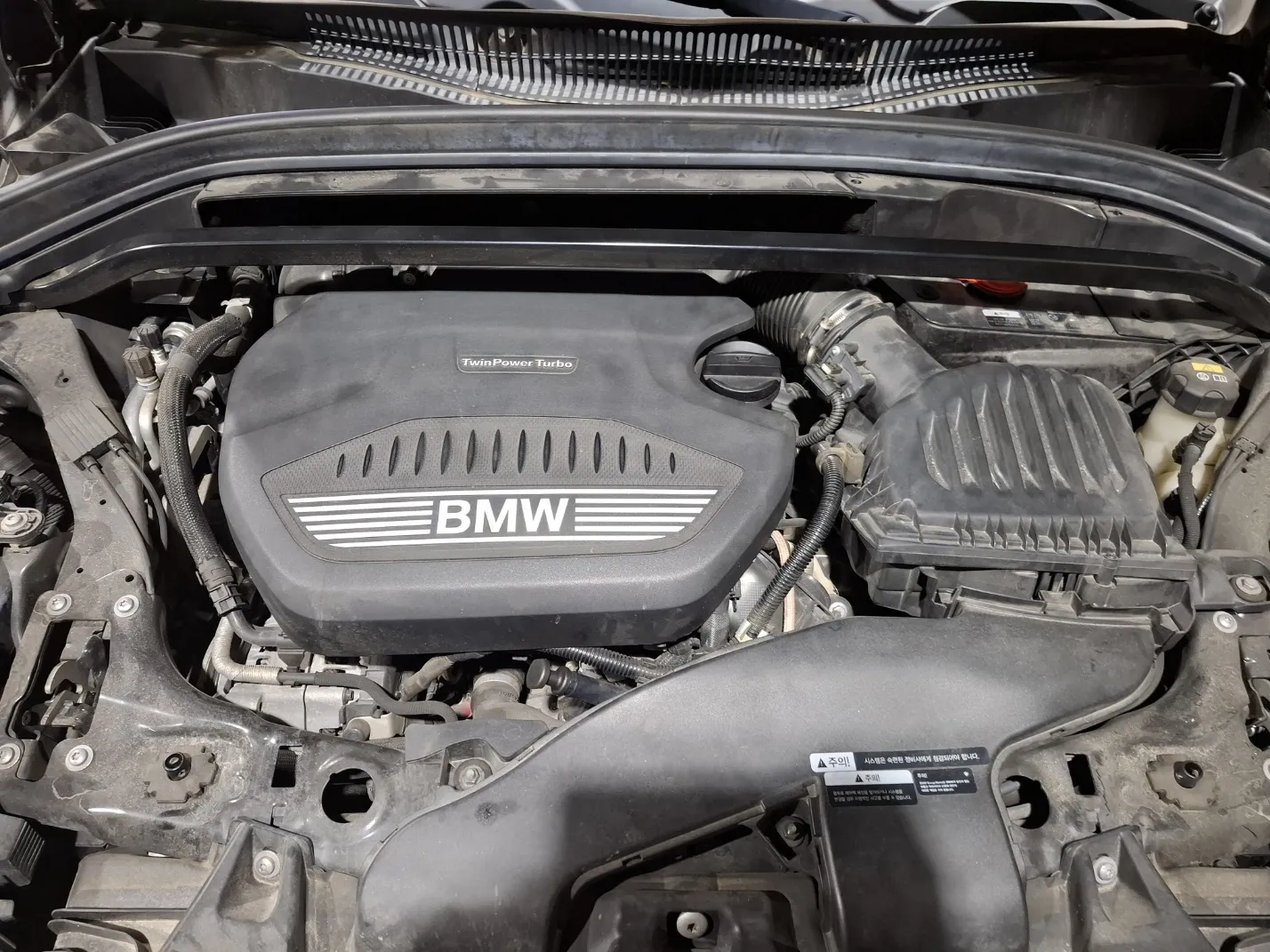 BMW X1 실차 테스트 출력 확인