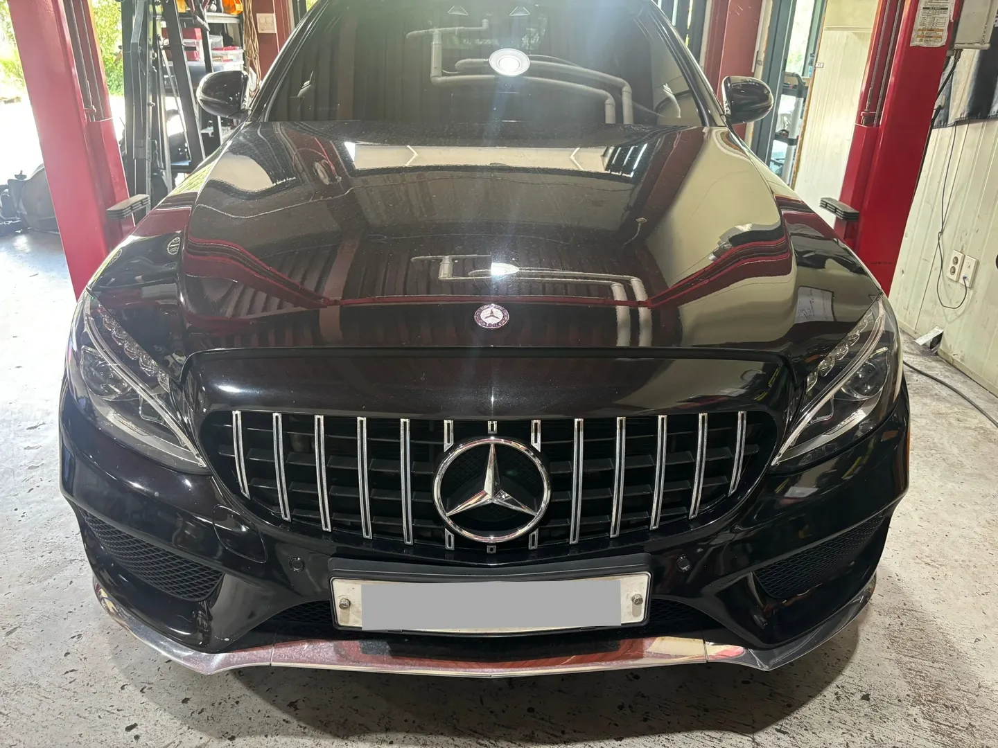 벤츠 C250d 전면