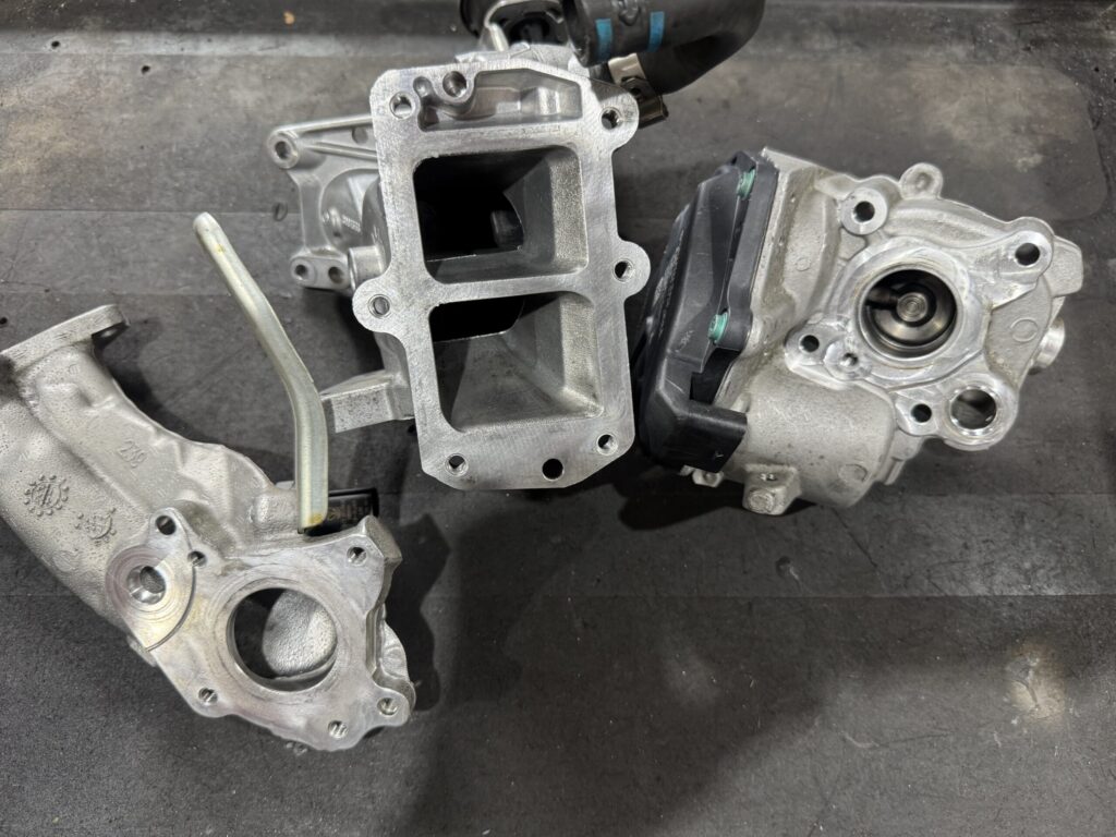 benz c250d egr cooler leak 11