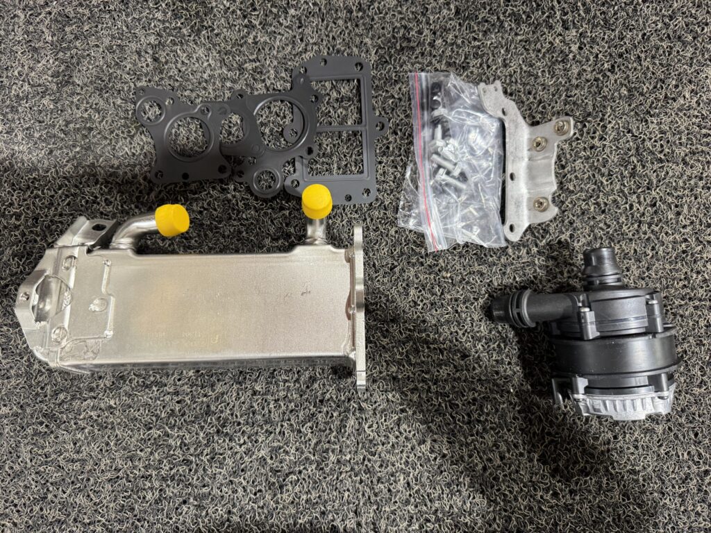 benz c250d egr cooler leak 12