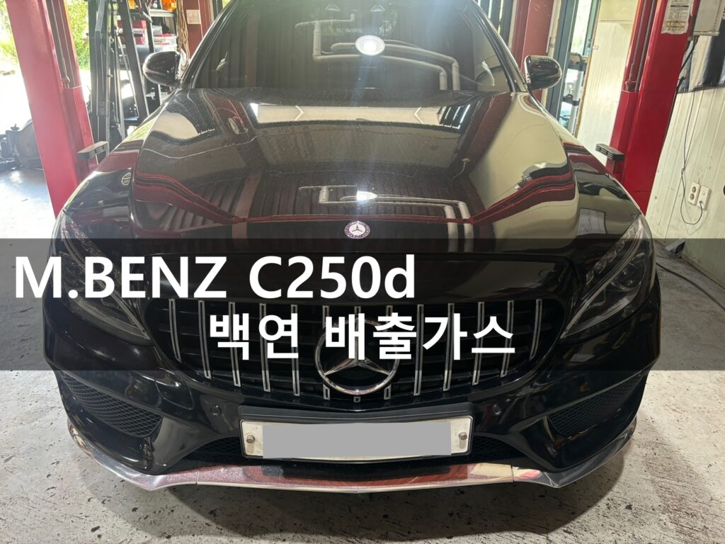 benz c250d egr cooler leak 400