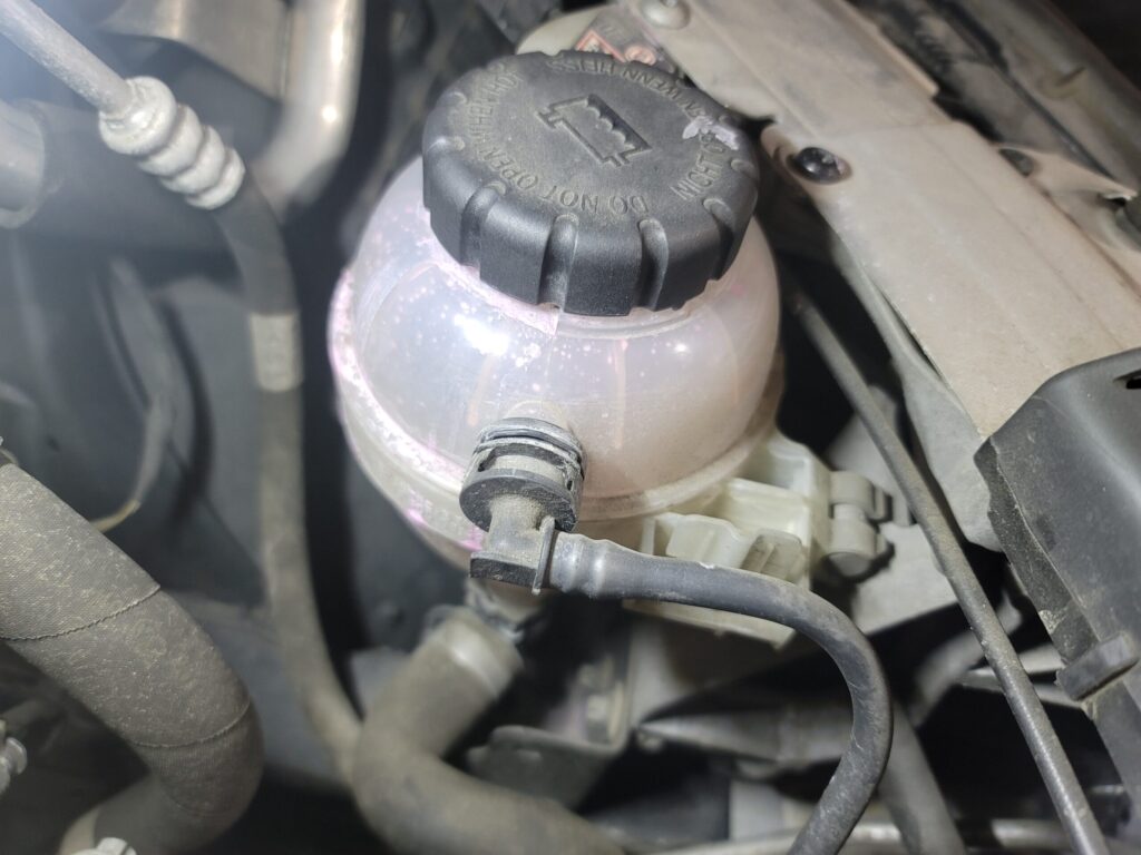 benz c250d egr cooler leak 5
