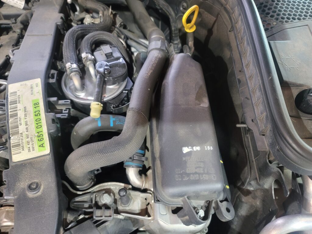 benz c250d egr cooler leak 7
