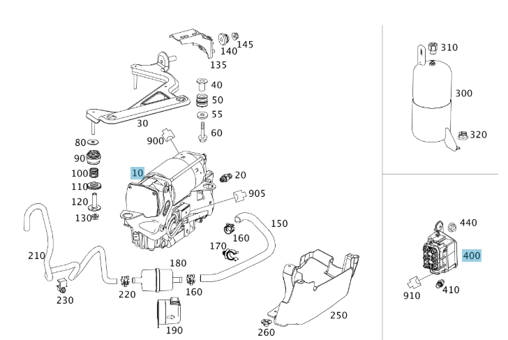 벤츠 E400 4matic 서스펜션 기능이상 및 하체 소음 정밀 수리 공정 15 m.benz e400 2