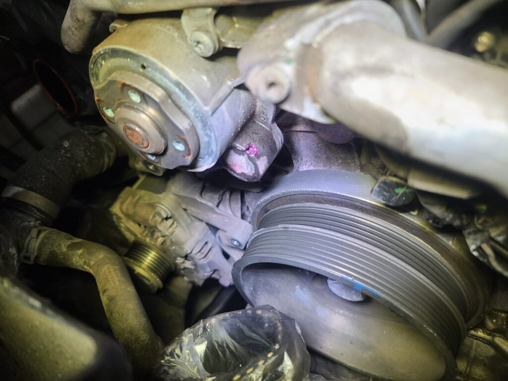 포르쉐 파나메라 4 냉각수 소모 및 워터펌프 개선형 정비 사례 22 porsche panamera4 19