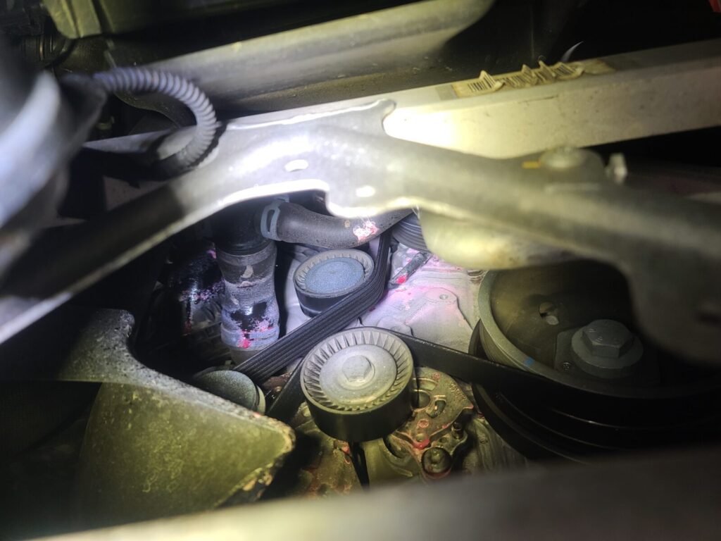 포르쉐 파나메라 4 냉각수 소모 및 워터펌프 개선형 정비 사례 13 porsche panamera4 2