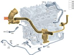 2018 벤츠 E300 4Matic 엔진경고등 해결을 위한 크랭크케이스 환기라인 및 람다센서 교환 과정 35 KakaoTalk 20260224 095945539 01
