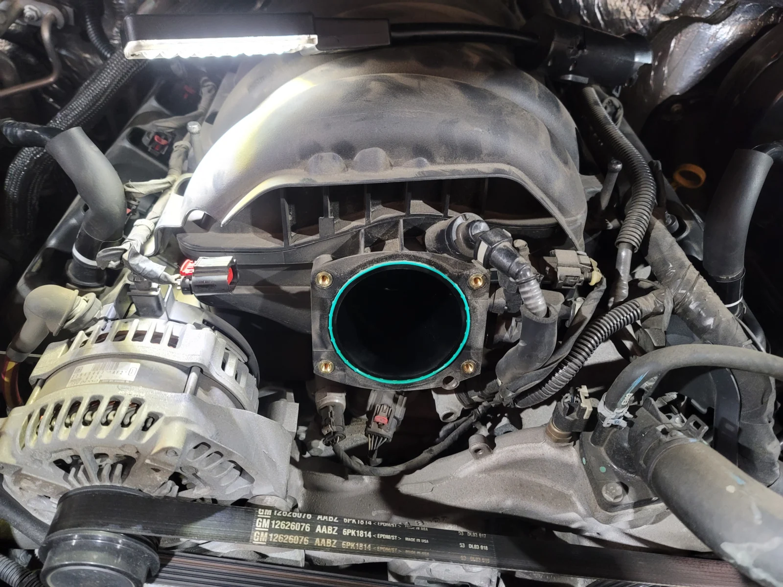 스로틀 플랩 작동 테스트