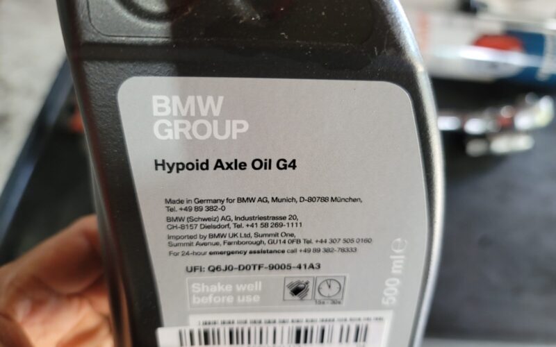 BMW G20 M340i 신차 기어 관리 리어 디퍼렌셜 오일 교환 작업 5 bmw m340i 7